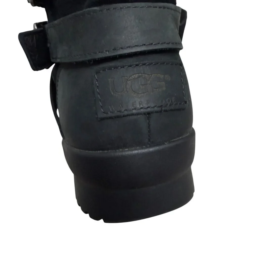 UGG Lorna Waterproof Leather Suede Women's Snow Winter Booties size 7.5 - Picture 5 of 14